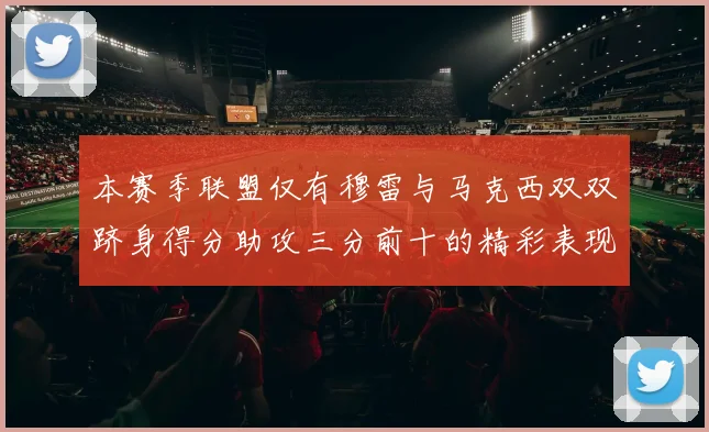 本赛季联盟仅有穆雷与马克西双双跻身得分助攻三分前十的精彩表现